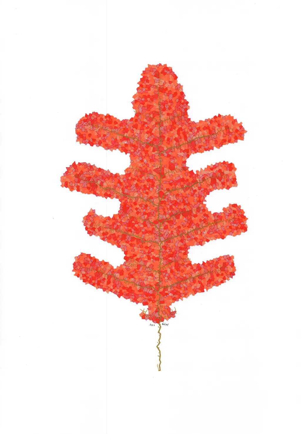 Leaf study plot — variant 3
