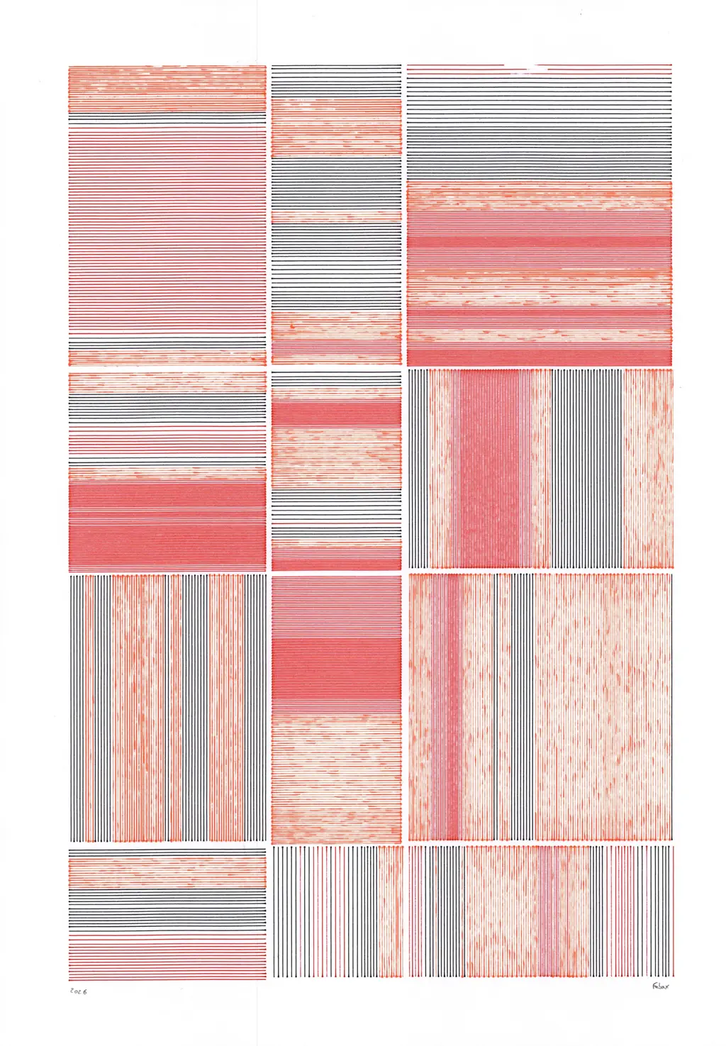 Noise barcode — A3 variant 4