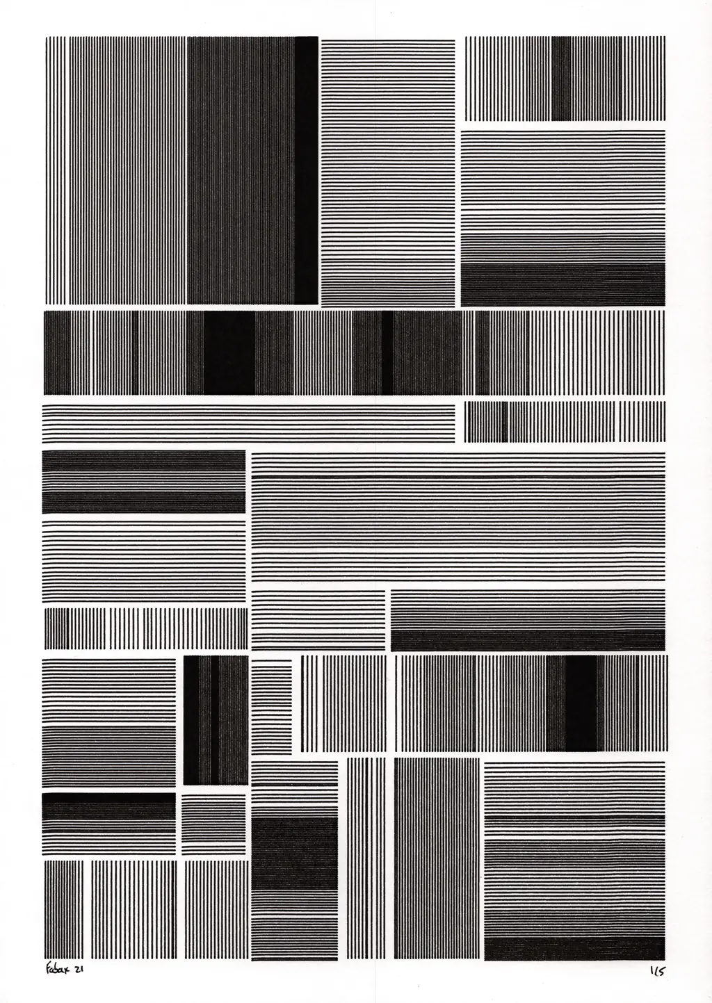 Noise barcode — A4 variant 1