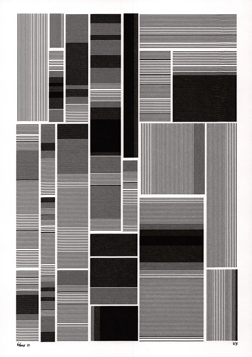 Noise barcode — A4 variant 3