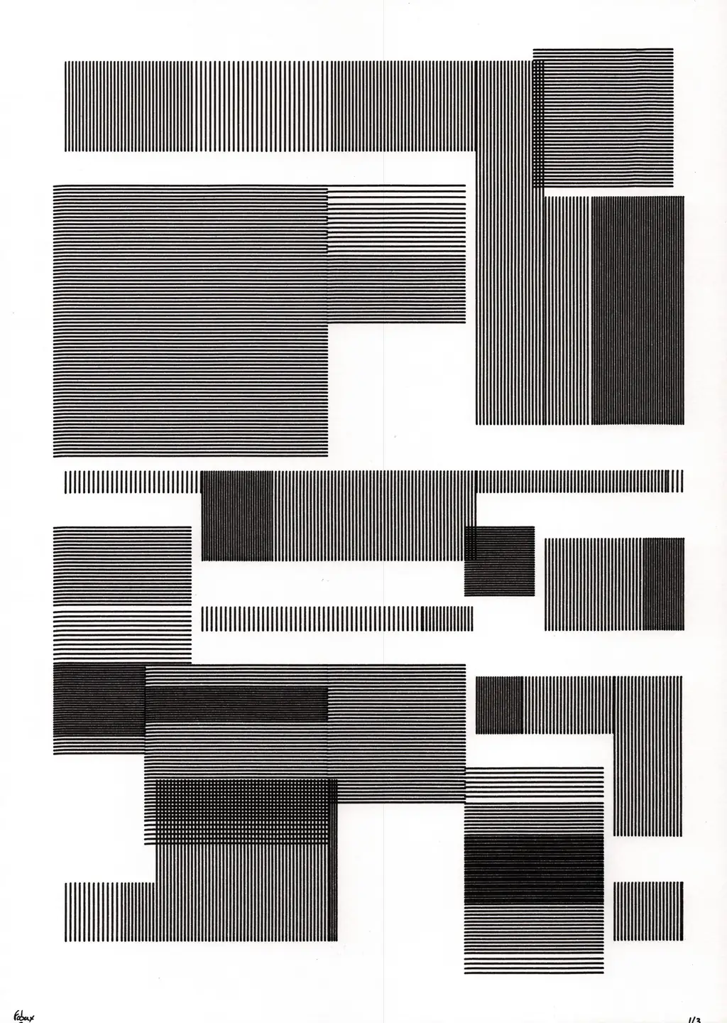Noise barcode — A4 variant 4