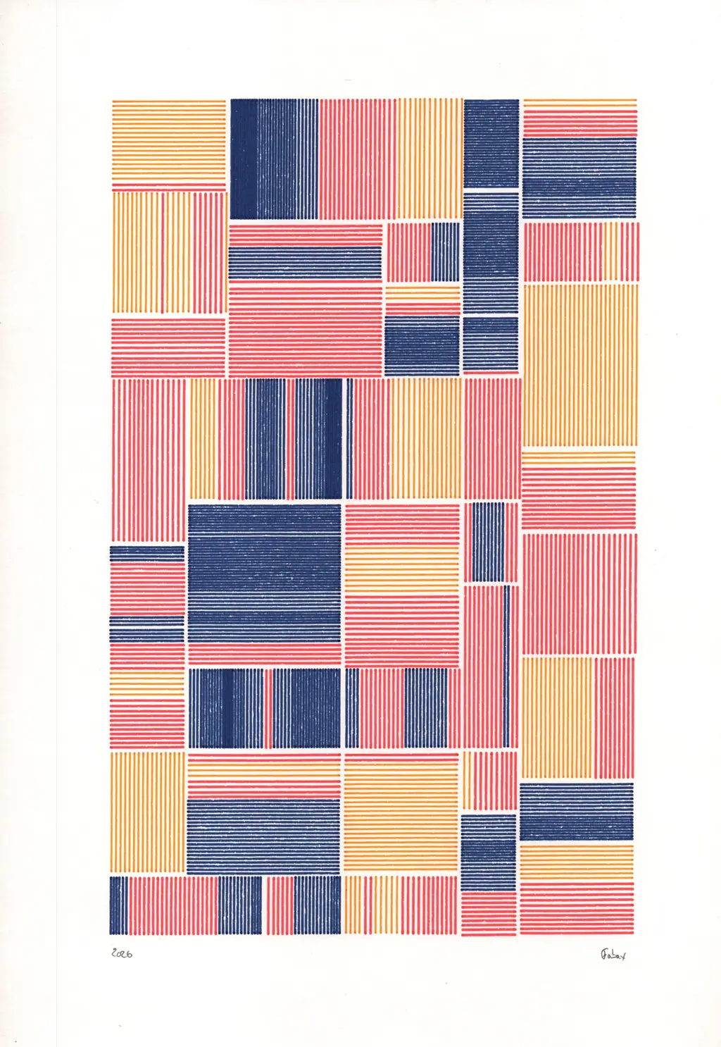 Noise barcode — A4 variant 6