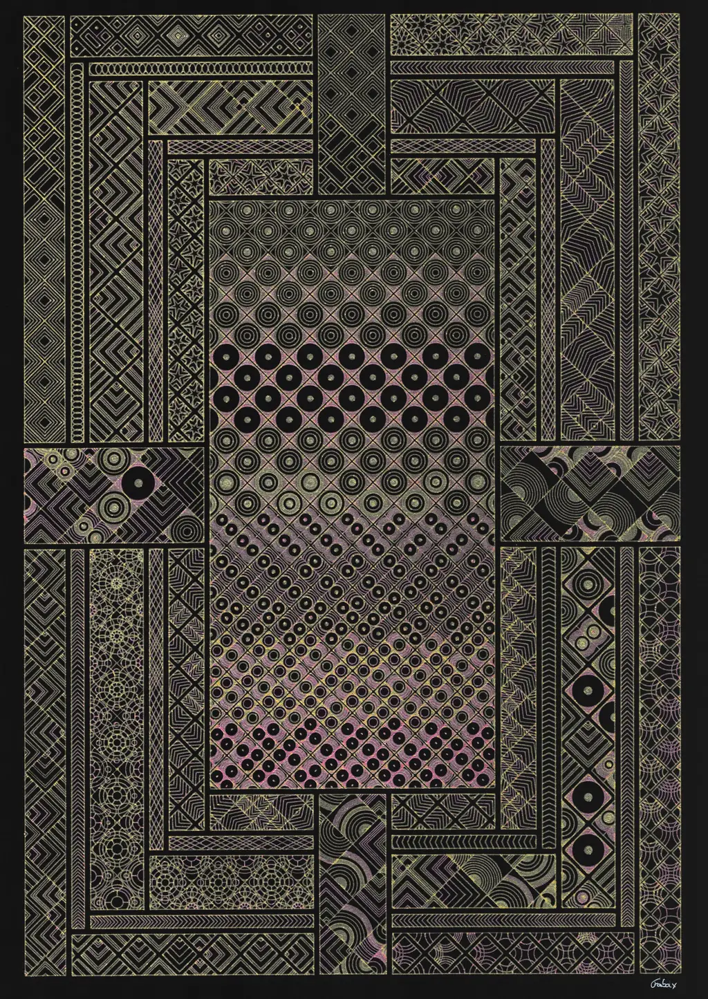 Ornamental plot — Dark A3 variant 2