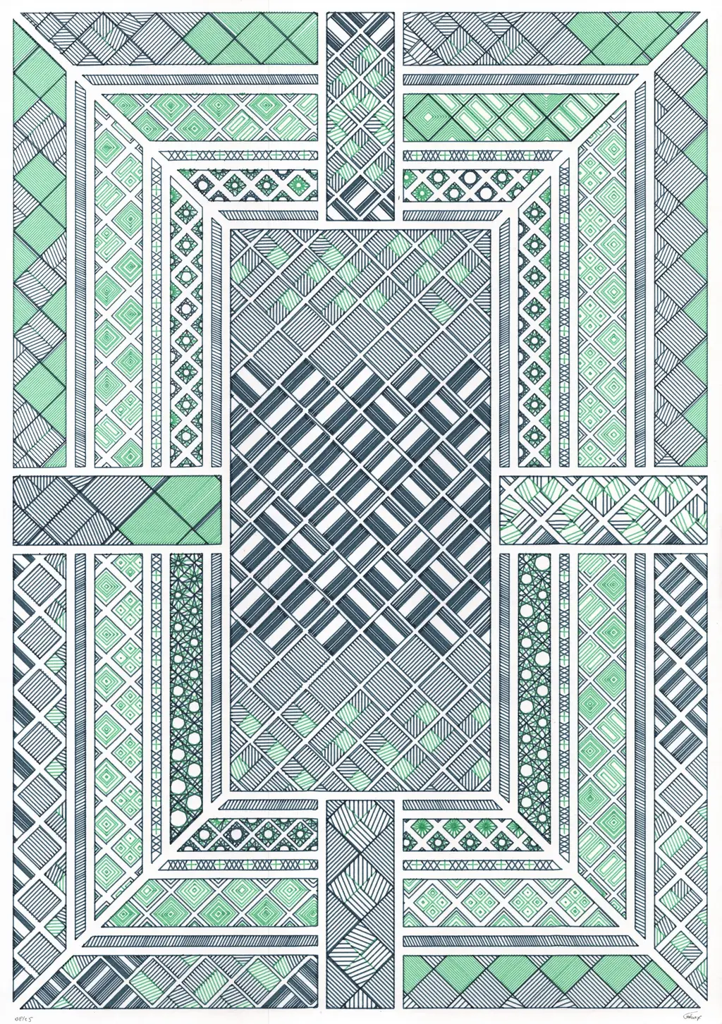 Ornamental plot — Light A3 variant 3