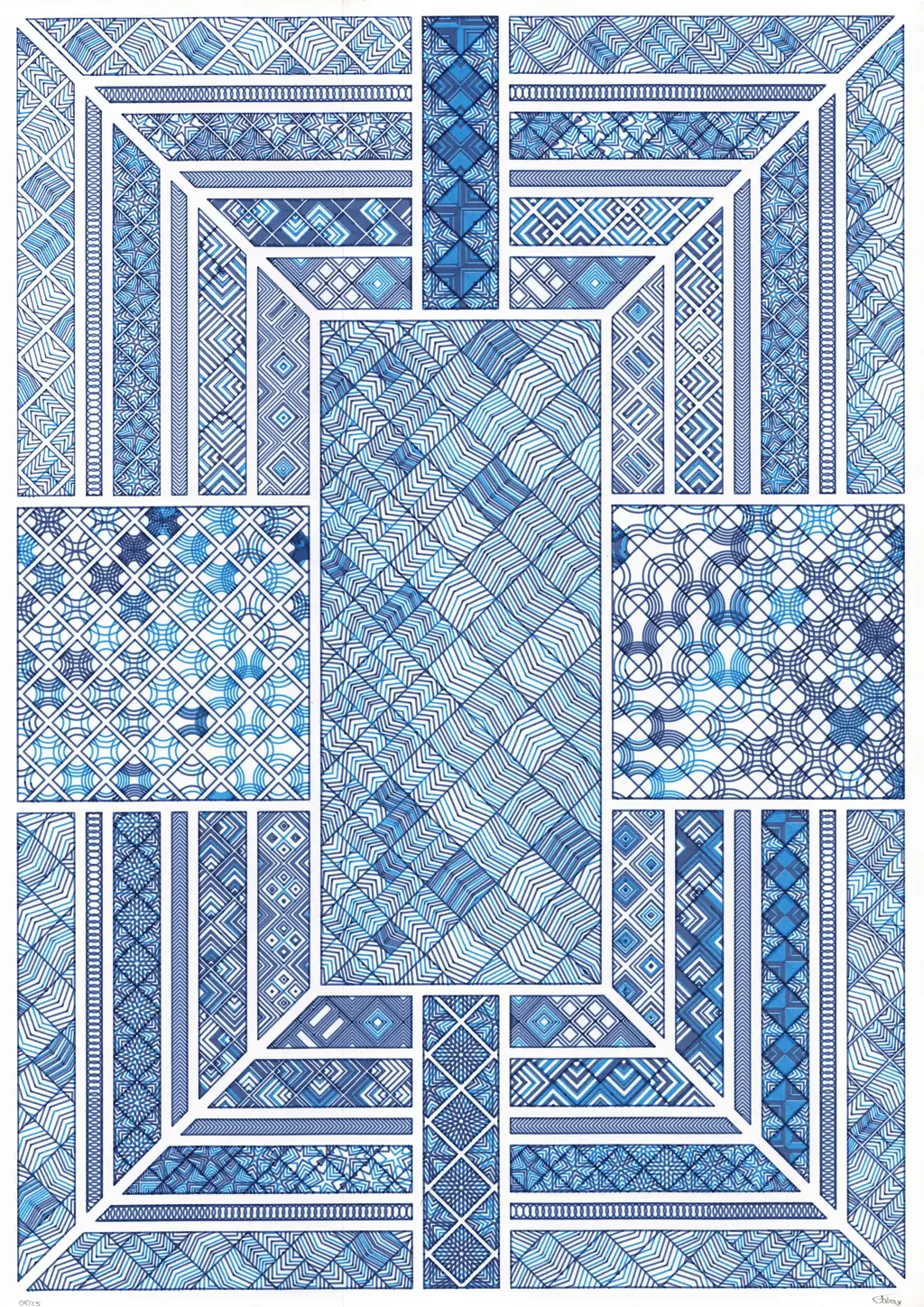 Ornamental plot — Light A3 variant 4