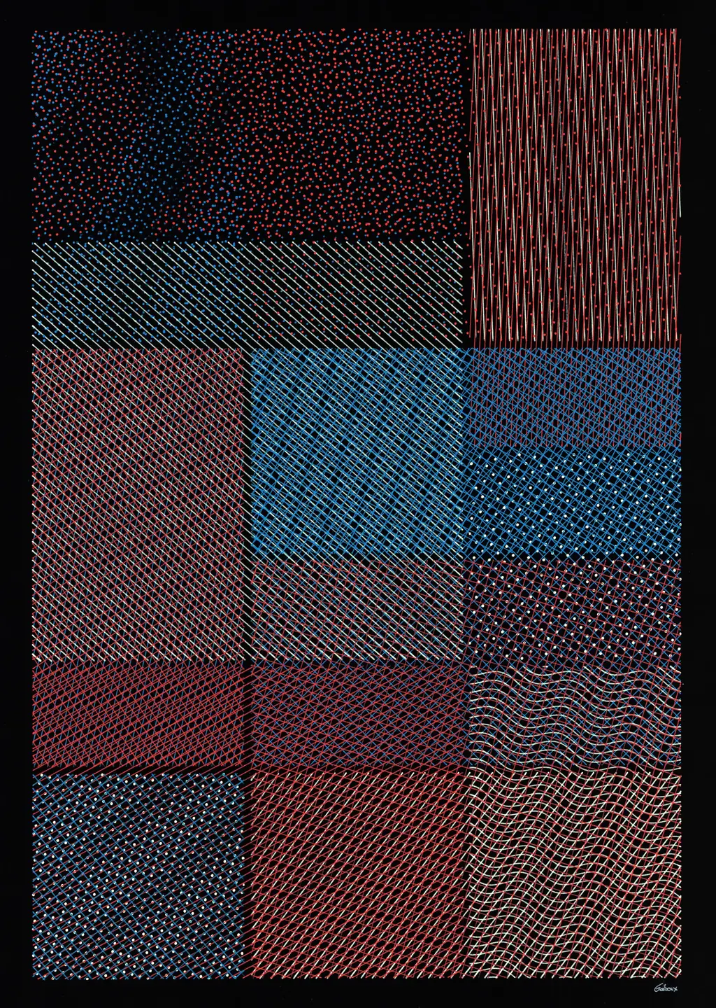 Pattern Grid Chaos plot